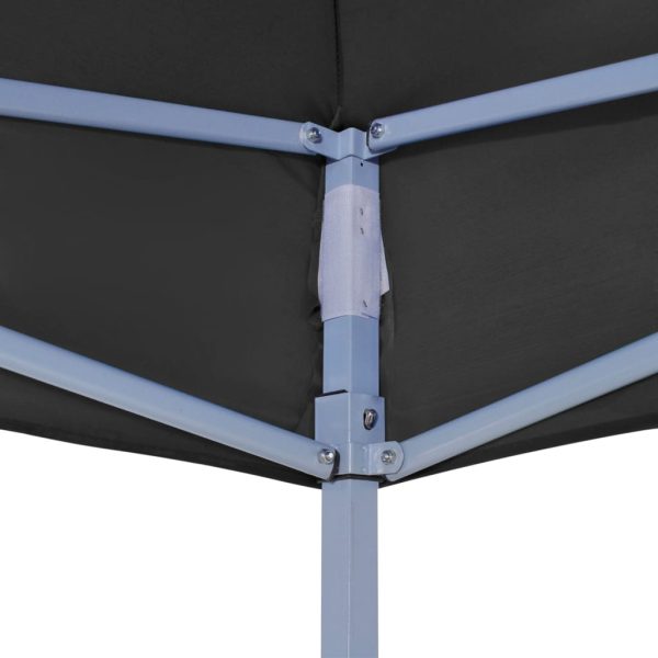 Tetto Per Tendone Per Feste 4,5x3 M Nero 270 G/m² - Image 5