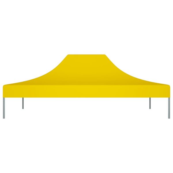 Tetto Per Tendone Per Feste 4,5x3 M Giallo 270 G/m² - Image 3