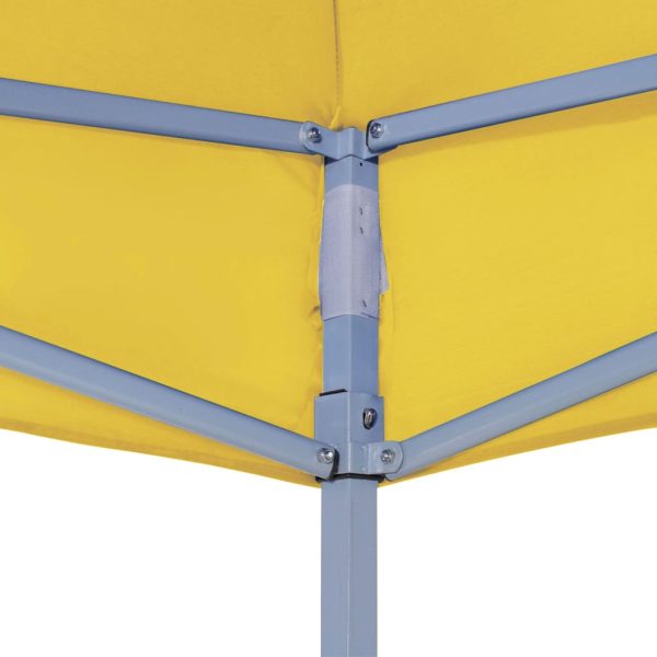 Tetto Per Tendone Per Feste 4,5x3 M Giallo 270 G/m² - Image 5