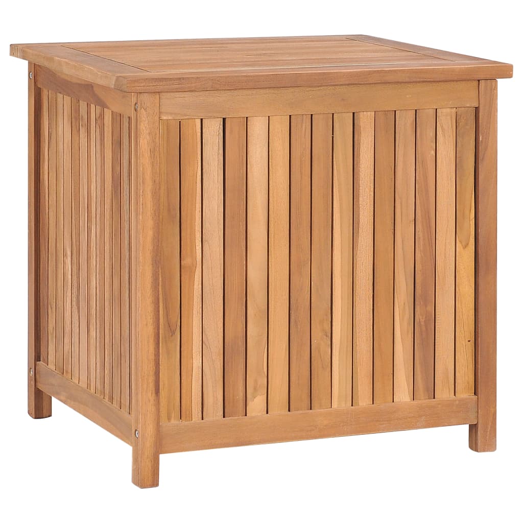 Baule Da Giardino 60x50x58 Cm In Legno Massello Di Teak