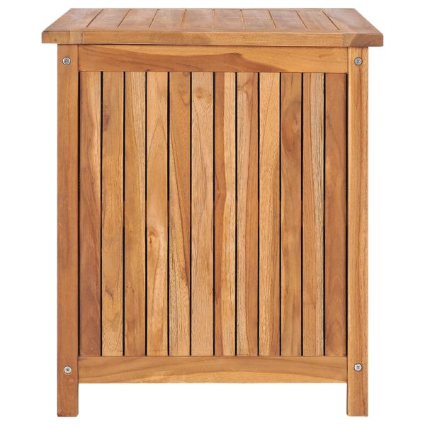 Baule Da Giardino 60x50x58 Cm In Legno Massello Di Teak - Image 3