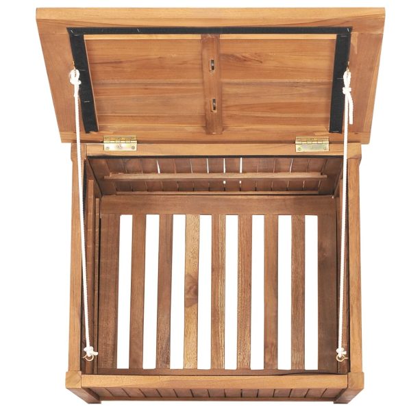 Baule Da Giardino 60x50x58 Cm In Legno Massello Di Teak - Image 6