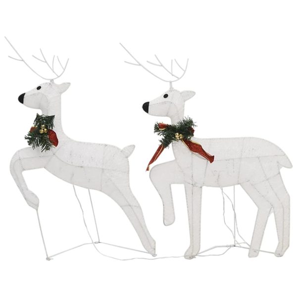 Renne Di Natale 4 Pz Bianche 80 Led - Image 5
