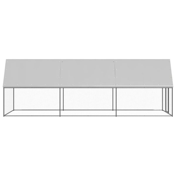 Gabbia Per Polli Da Esterno 2x6x2 M In Acciaio Zincato - Image 3