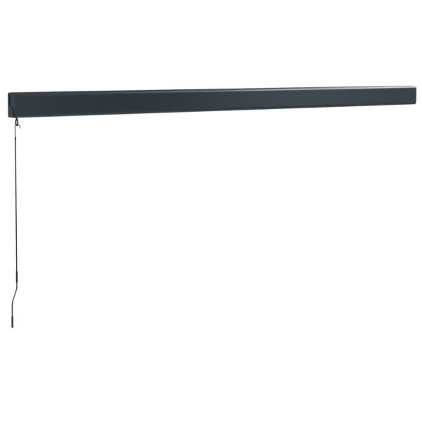 Tenda Sole Retrattile Arancione Marrone 4x3m Tessuto Alluminio - Image 6