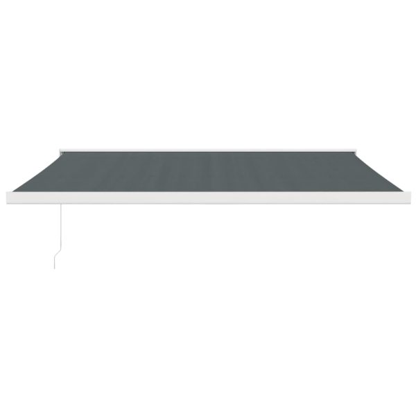 Tenda Da Sole Retrattile Antracite 4x3 M In Tessuto E Alluminio - Image 3