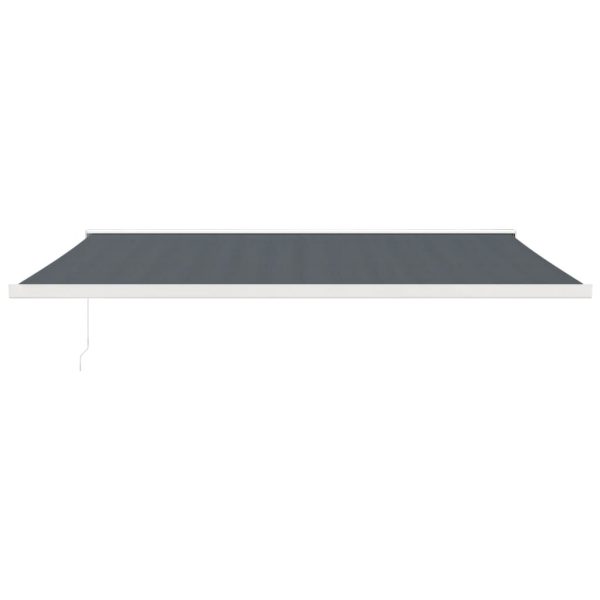 Tenda Da Sole Retrattile Antracite 4,5x3 M Tessuto E Alluminio - Image 3