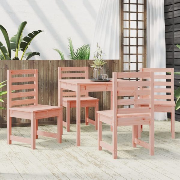 Set Da Pranzo Per Giardino 5 Pz In Legno Massello Di Douglas - Image 3