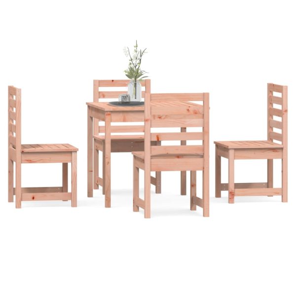 Set Da Pranzo Per Giardino 5 Pz In Legno Massello Di Douglas - Image 4