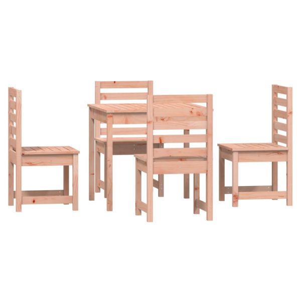Set Da Pranzo Per Giardino 5 Pz In Legno Massello Di Douglas - Image 5