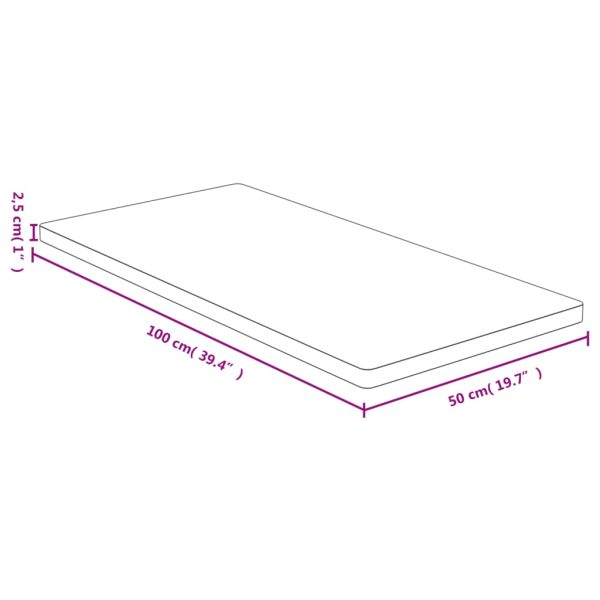Piano Del Tavolo 50x100x2,5 Cm In Bambù - Image 4