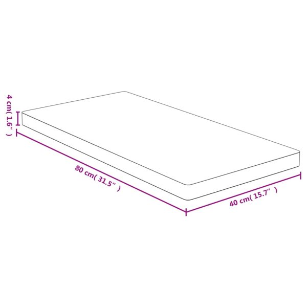 Piano Del Tavolo 40x80x4 Cm In Bambù - Image 4