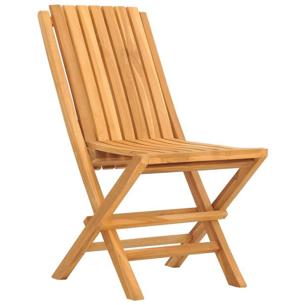 Set Da Pranzo Per Giardino 5 Pz In Legno Massello Di Teak - Image 4