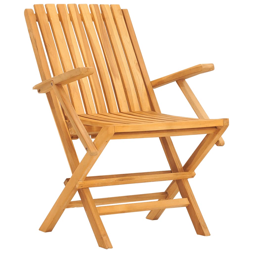 Set Da Pranzo Per Giardino 5 Pz In Legno Massello Di Teak - Image 4