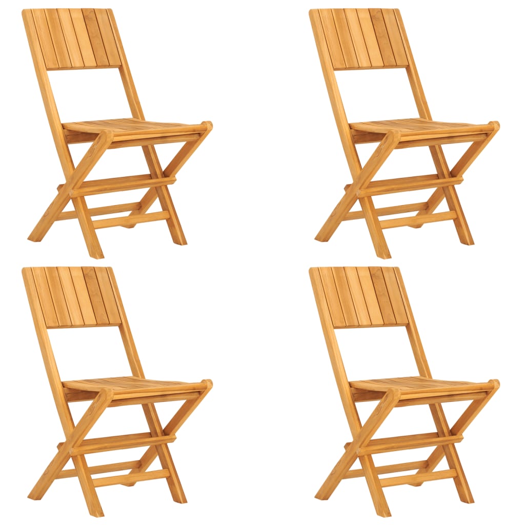 Set Da Pranzo Per Giardino 5 Pz In Legno Massello Di Teak - Image 3