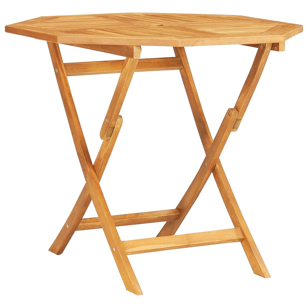 Set Da Pranzo Per Giardino 5 Pz In Legno Massello Di Teak - Image 6