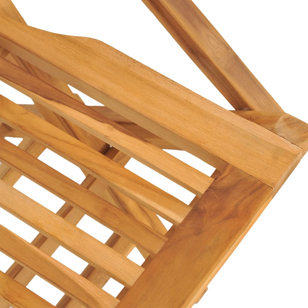 Sedie Da Giardino Pieghevoli 8pz 55x62x90cm Legno Massello Teak - Image 4