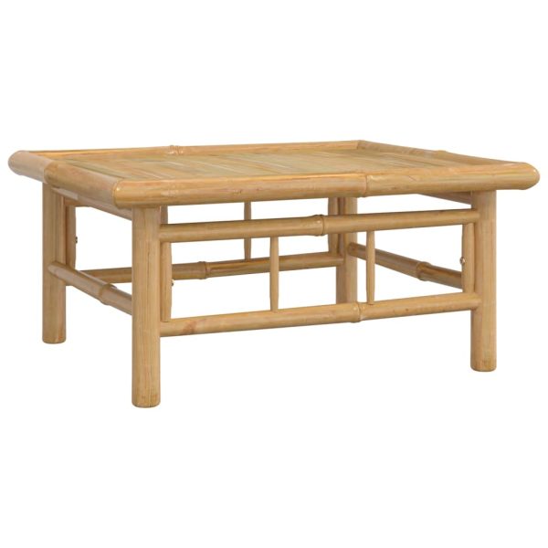 Set Salotto Da Giardino 6pz Con Cuscini Grigio Scuro Bambù - Image 6