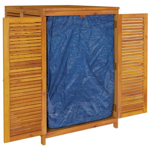 Contenitore Da Giardino 140x87x104 Cm Legno Massello Di Acacia - Image 5
