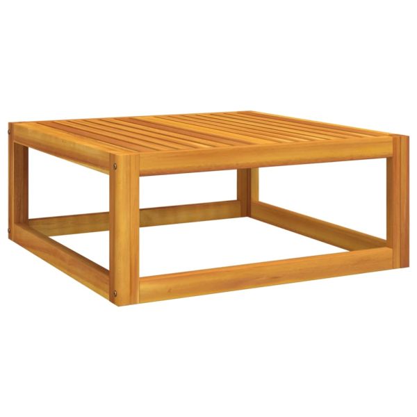 Set Salotto Giardino 6pz Cuscini Grigio Chiaro Legno Massello - Image 6