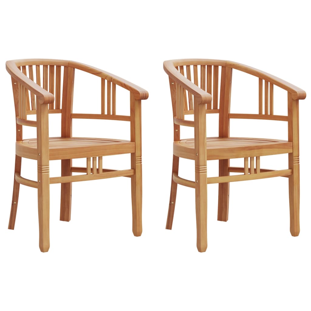Set Da Pranzo Per Giardino 3 Pz In Legno Massello Di Teak - Image 3