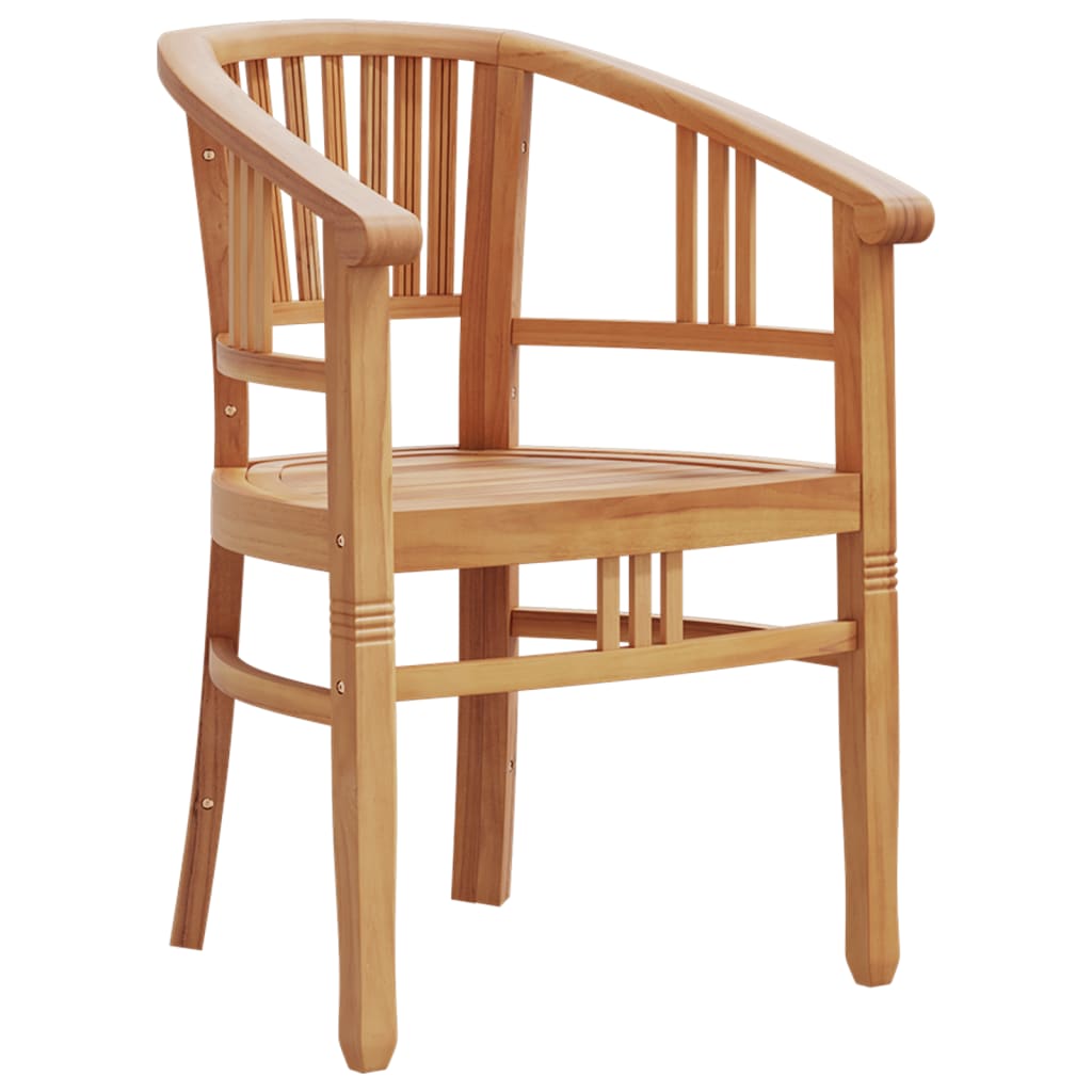 Set Da Pranzo Per Giardino 3 Pz In Legno Massello Di Teak - Image 4