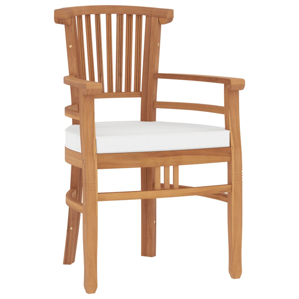 Set Da Pranzo Per Giardino 5 Pz In Legno Massello Di Teak - Image 4