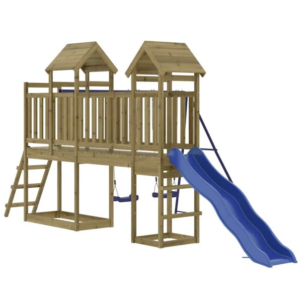 Set Da Gioco Da Esterno In Legno Di Pino Impregnato - Image 3