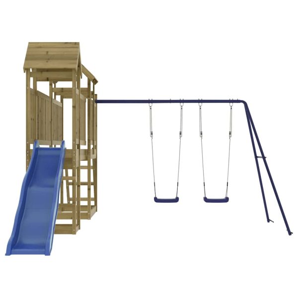 Set Da Gioco Da Esterno In Legno Di Pino Impregnato - Image 4