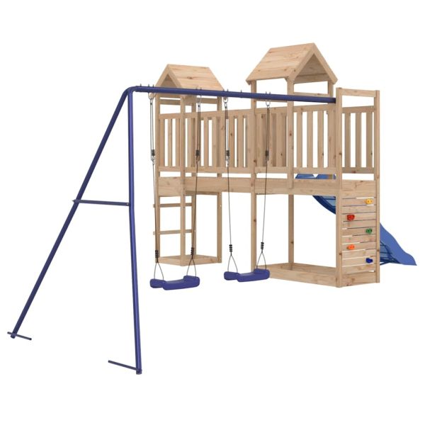 Set Da Gioco Da Esterno In Legno Massello Di Pino - Image 3