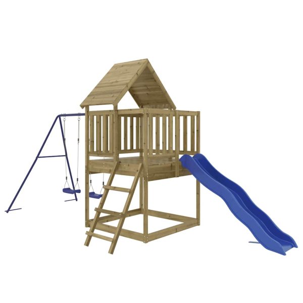 Set Da Gioco Da Esterno In Legno Di Pino Impregnato - Image 3