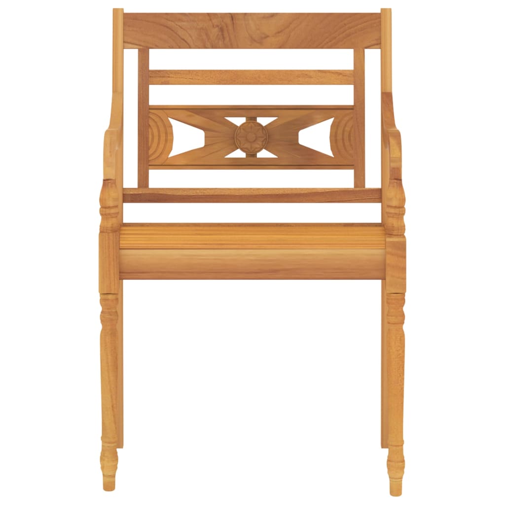 Set Da Pranzo Per Giardino 5 Pz In Legno Massello Di Teak - Image 4