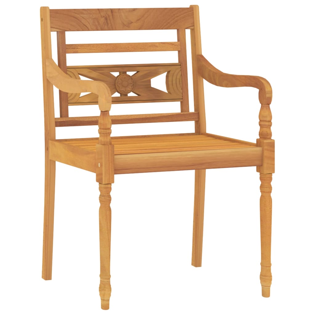 Set Da Pranzo Per Giardino 5 Pz In Legno Massello Di Teak - Image 5