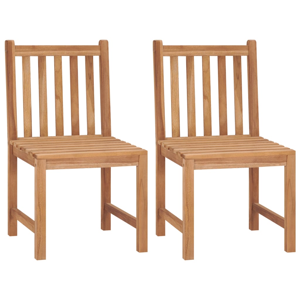 Sedie Da Giardino 2 Pz In Legno Massello Di Teak