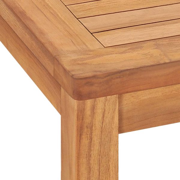 Tavolo Da Pranzo Da Giardino 140x80x77 Cm In Massello Di Teak - Image 5