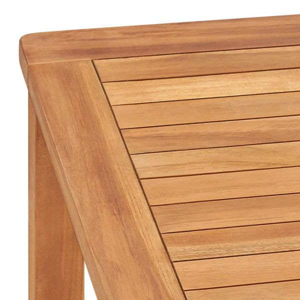 Tavolo Da Pranzo Da Giardino 140x80x77 Cm In Massello Di Teak - Image 6