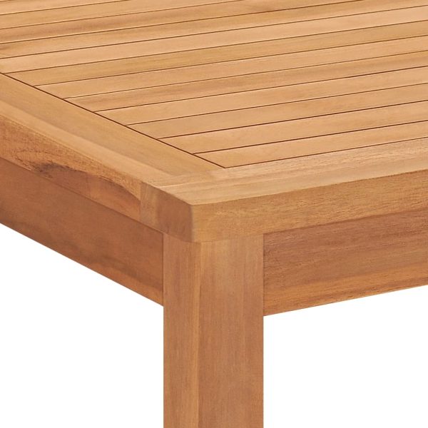 Tavolo Da Pranzo Da Giardino 160x80x77 Cm In Massello Di Teak - Image 5