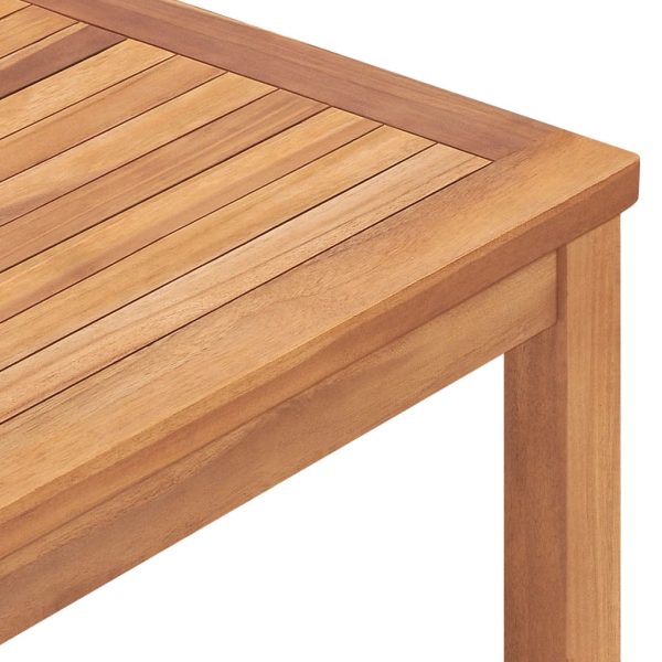 Tavolo Da Pranzo Da Giardino 160x80x77 Cm In Massello Di Teak - Image 6