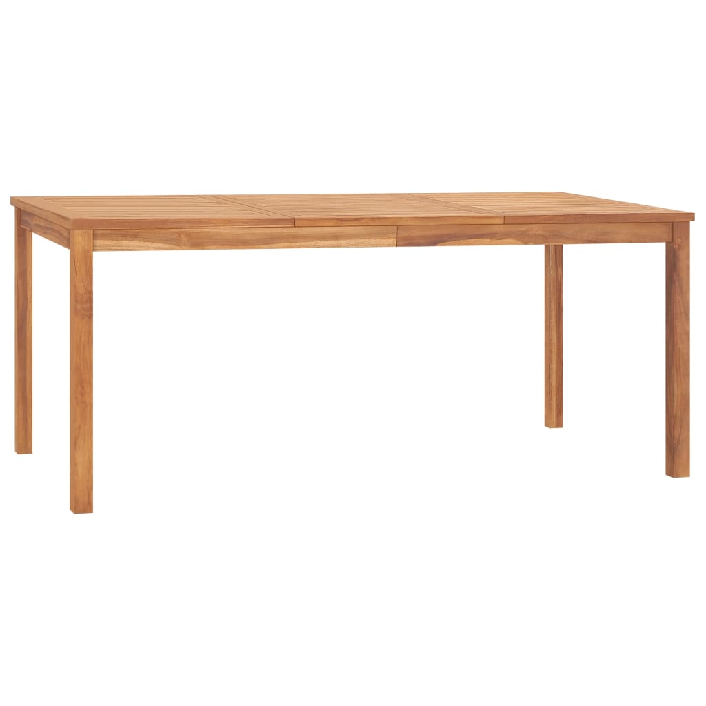 Tavolo Da Pranzo Da Giardino 180x90x77 Cm In Massello Di Teak