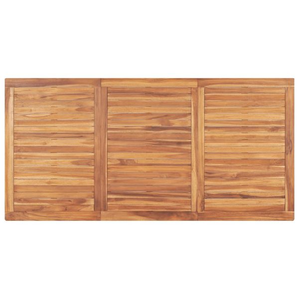 Tavolo Da Pranzo Da Giardino 180x90x77 Cm In Massello Di Teak - Image 4