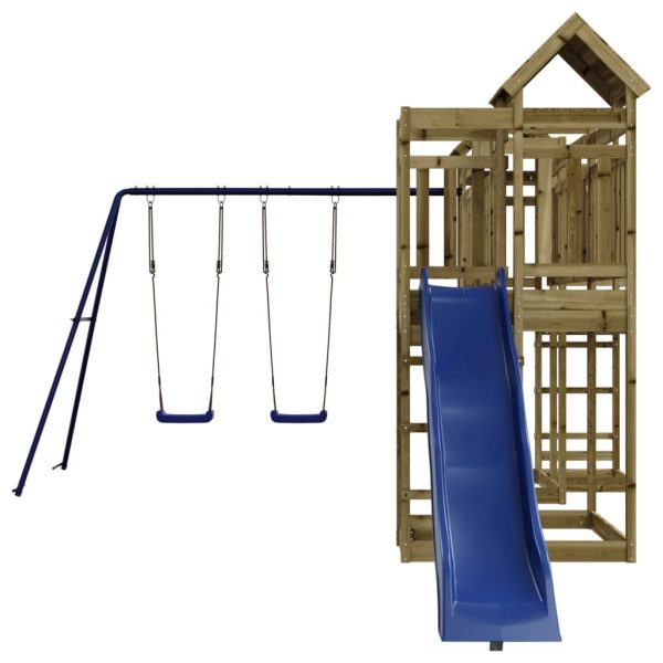 Set Da Gioco Da Esterno In Legno Di Pino Impregnato - Image 4