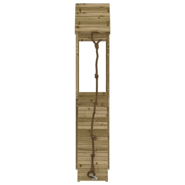 Casetta Con Arrampicata In Legno Di Pino Impregnato - Image 4