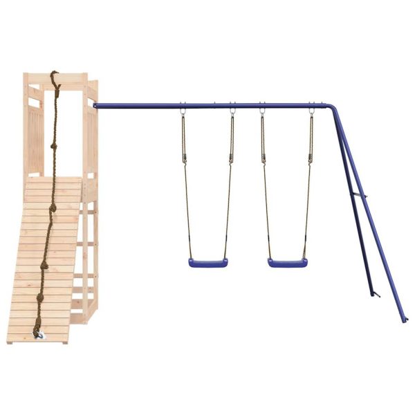 Set Da Gioco Da Esterno In Legno Massello Di Pino - Image 3