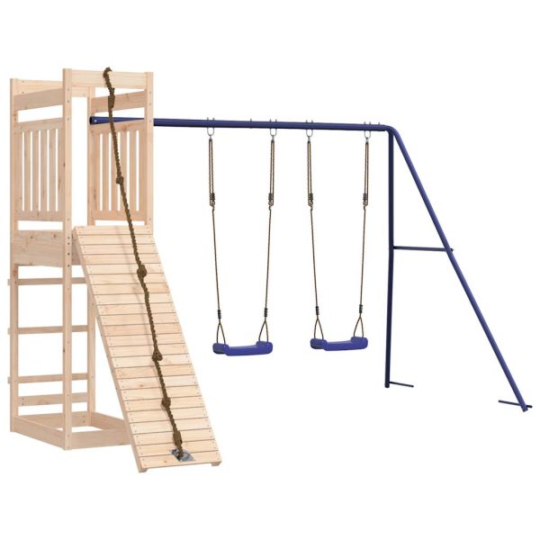 Set Da Gioco Da Esterno In Legno Massello Di Pino - Image 4