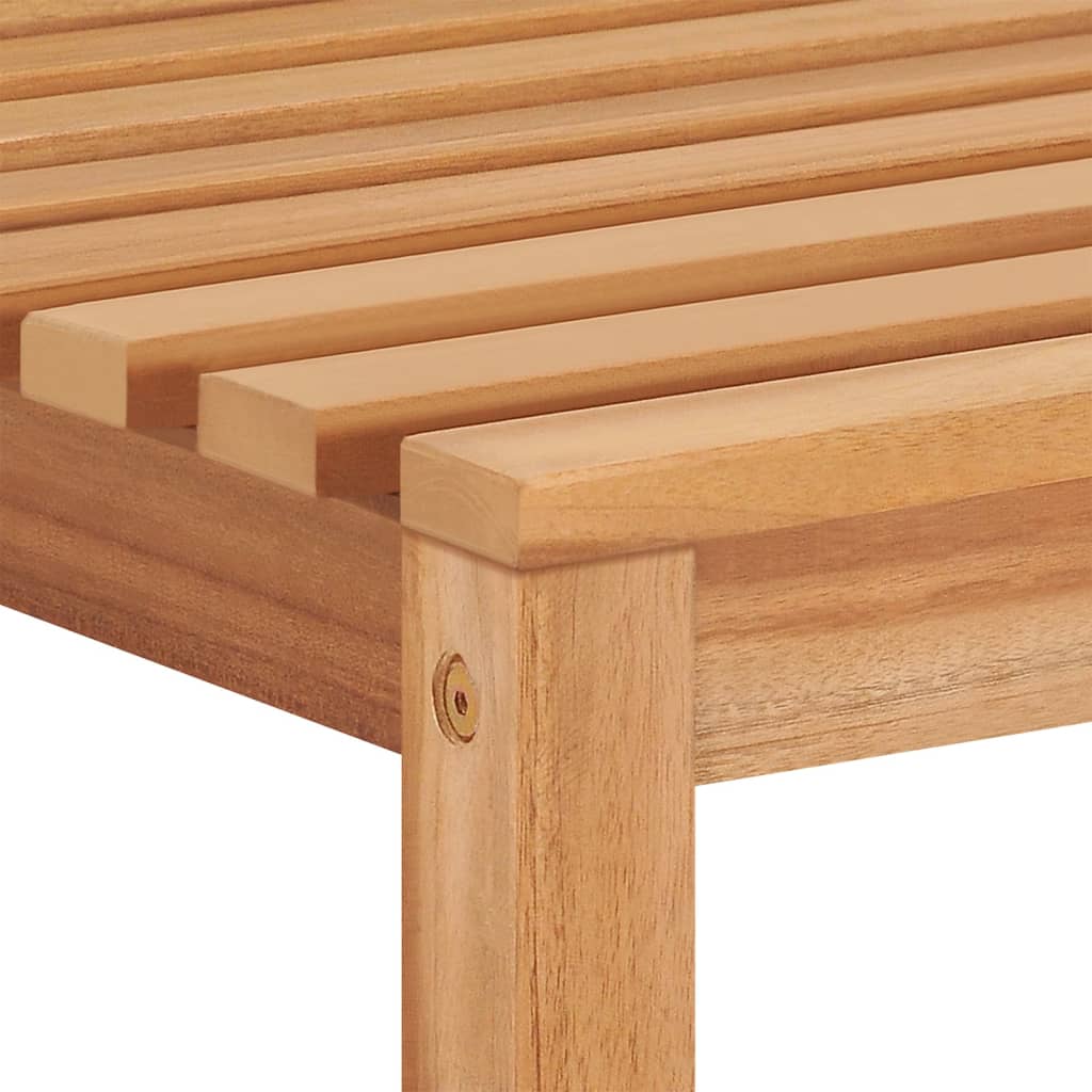 Set Da Pranzo Per Giardino 3 Pz In Legno Massello Di Teak - Image 6