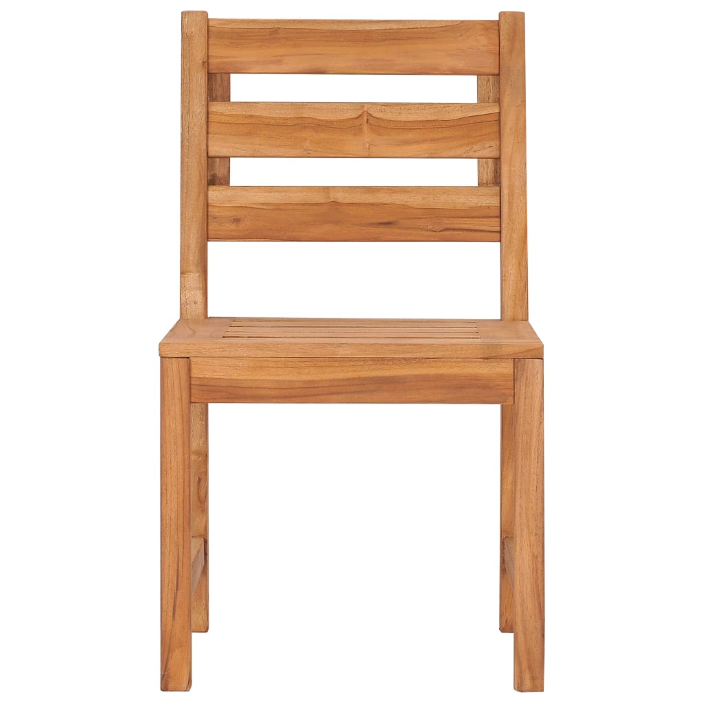 Sedie Da Giardino 4 Pz Il Legno Massello Di Teak - Image 4
