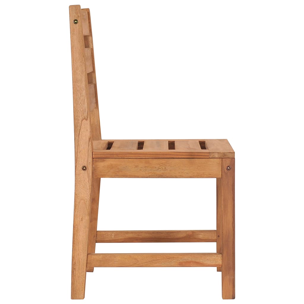 Sedie Da Giardino 4 Pz Il Legno Massello Di Teak - Image 5