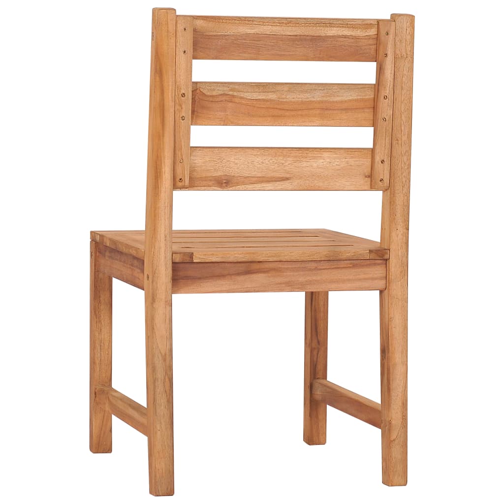 Sedie Da Giardino 4 Pz Il Legno Massello Di Teak - Image 6