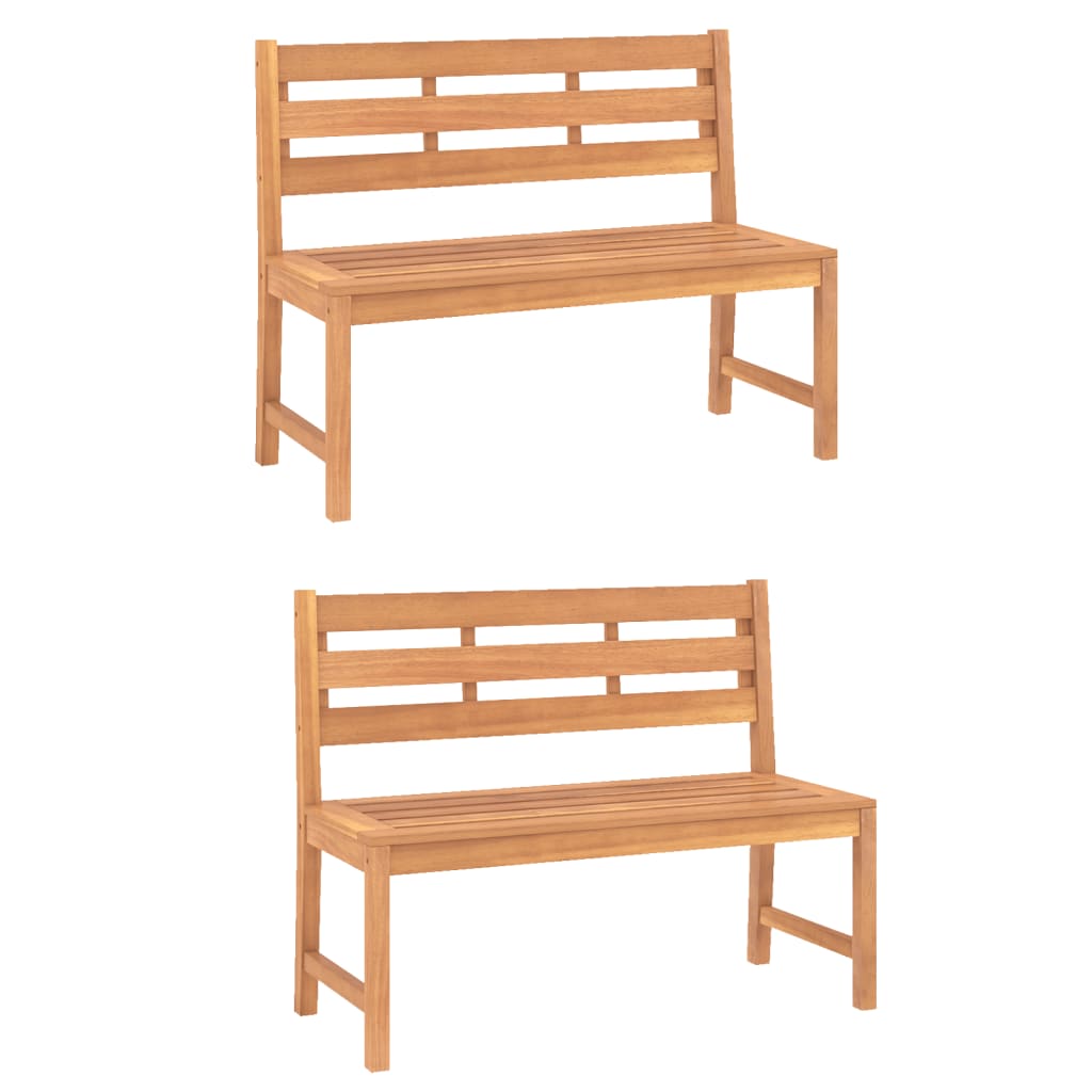 Set Da Pranzo Per Giardino 3 Pz In Legno Massello Di Teak - Image 4
