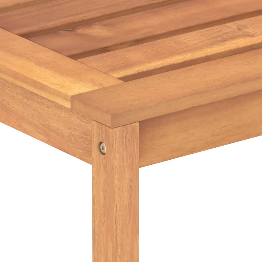 Set Da Pranzo Per Giardino 3 Pz In Legno Massello Di Teak - Image 6